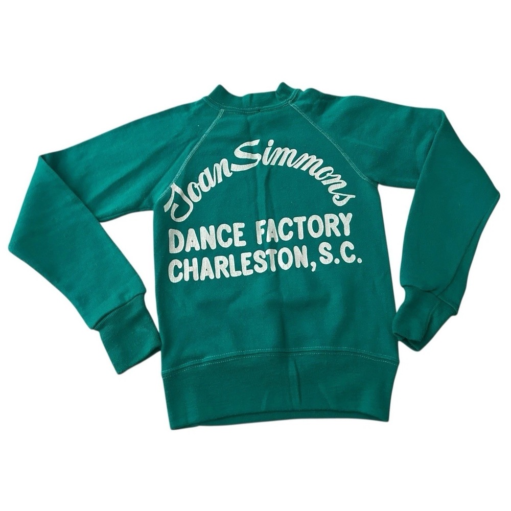 Vtg Charleston SC History Joan Simmons Dance Factory Sweatshirt Youth Small